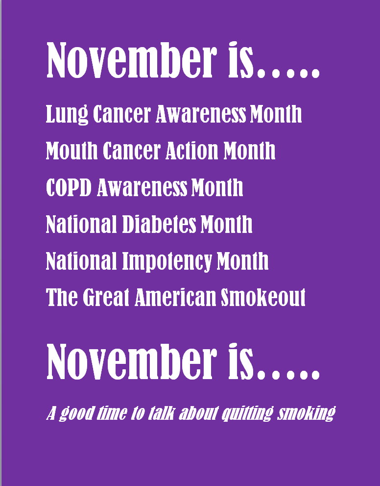 You are currently viewing November is Lung Cancer Awareness Month